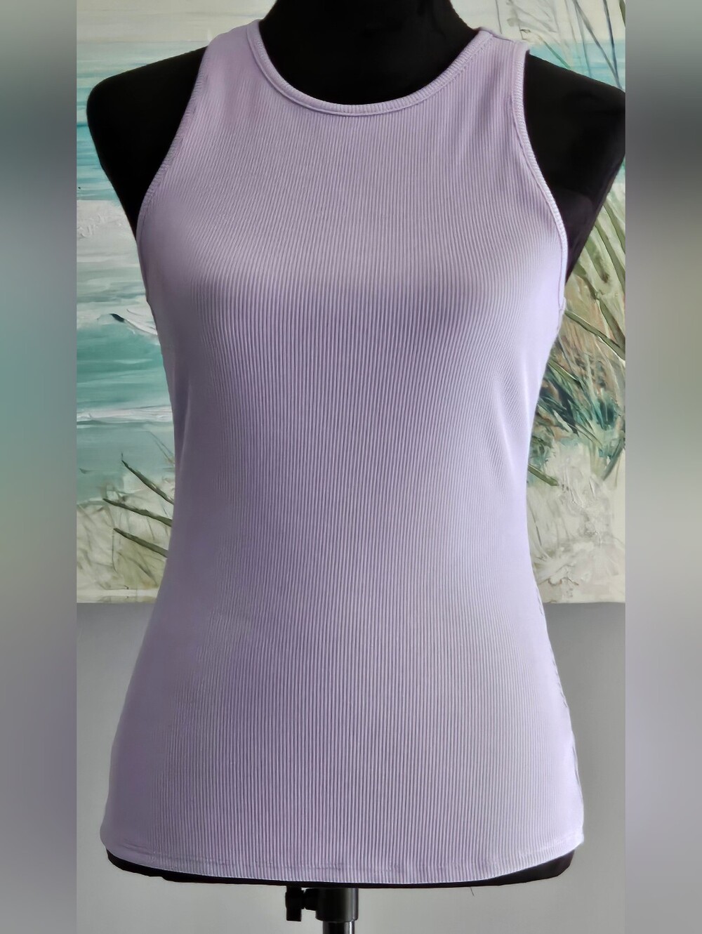 WHBM Forme Ribbed Stretch Tank